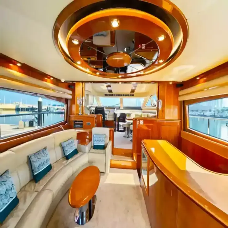 68ft Yacht Interior